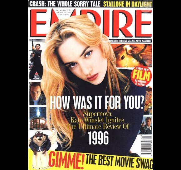 La sublime Kate Winslet en couverture du magazine Empire. Janvier 1997.