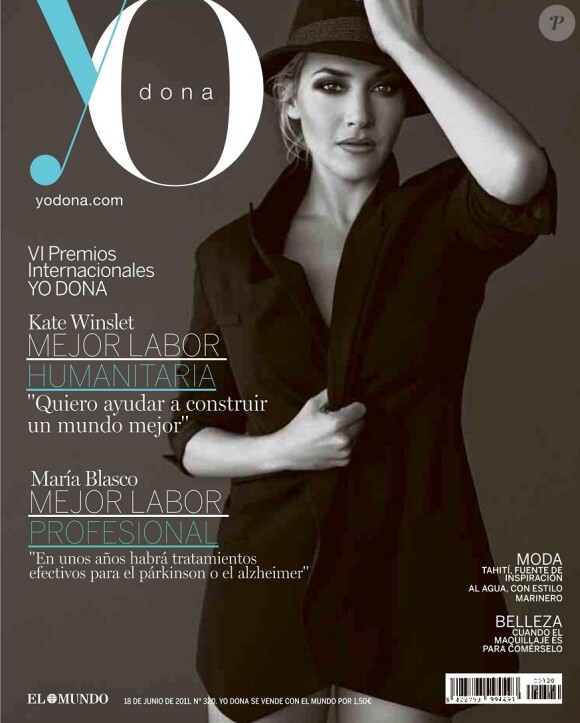 Kate Winslet prend la pose pour le magazine espagnol Yo Dona. Juin 2011.