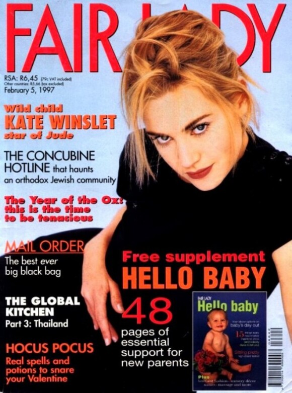 5 février 1997 : le magazine Fair Lady, avec l'actrice Kate Winslet en couverture, sort en kiosques.