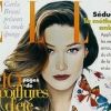 Le mannequin Carla Bruni, en couverture de Elle. 12 Juin 1995.