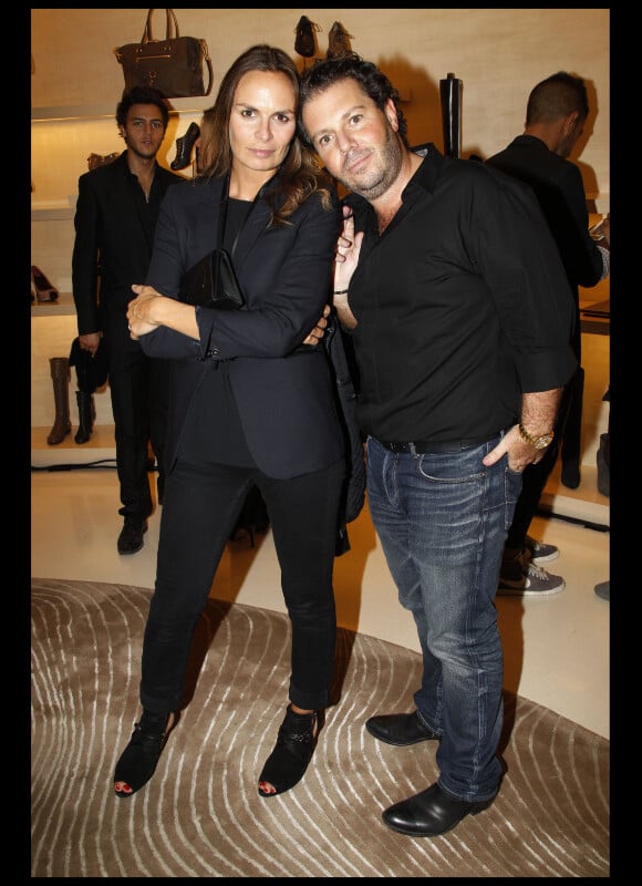Brune de Margerie et Carl Ganem au magasin Louis Vuitton lors de la Vogue Fashion Night Out à Paris le 8 septembre 2011