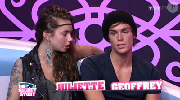 Juliette et Geoffrey dans Secret Story 5, vendredi 9 septembre sur TF1