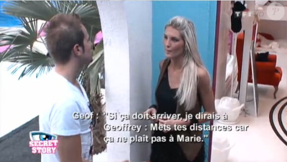 Marie parle à Geof dans Secret Story 5, vendredi 9 septembre sur TF1