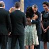Barack et Michelle Obama lors de la commémoration, dix ans après, des attentats du 11 septembre 2001.
