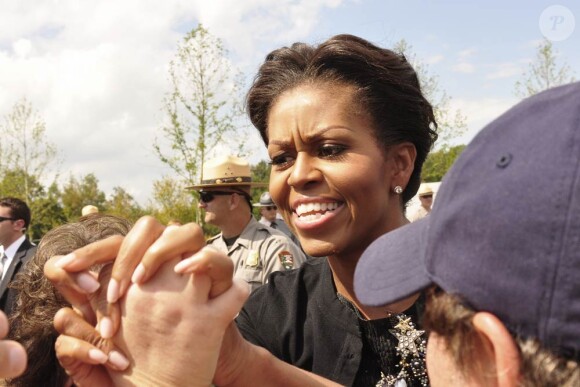 Barack et Michelle Obama arrivent à Shanksville pour commémorer les attentats du 11 septembre 2001.