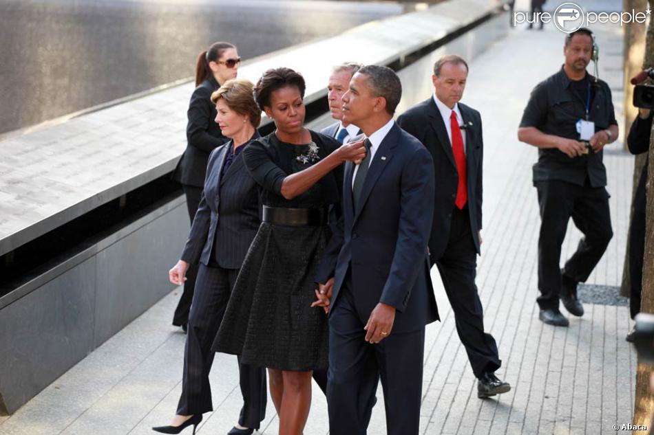 Barack et Michelle Obama lors de la commémoration, dix ans après, des ...