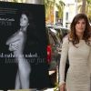 Elisabetta Canalis révèle sa campagne anti-fourrure pour PETA sur Rodeo Drive à Los Angeles, le 13 septembre 2011