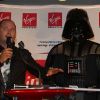 Cauet met le feu au lancement du coffret Blu-Ray Star Wars, à Paris, le 13 septembre 2011.
