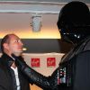 Cauet met le feu au lancement du coffret Blu-Ray Star Wars, à Paris, le 13 septembre 2011.