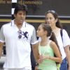 Erik Estrada se prépare en famille dans les rues de Miami avant de débuter le tournage de la version hispanique de Danse avec les Stars pour une chaîne de télé de Miami le 13 septembre 2011