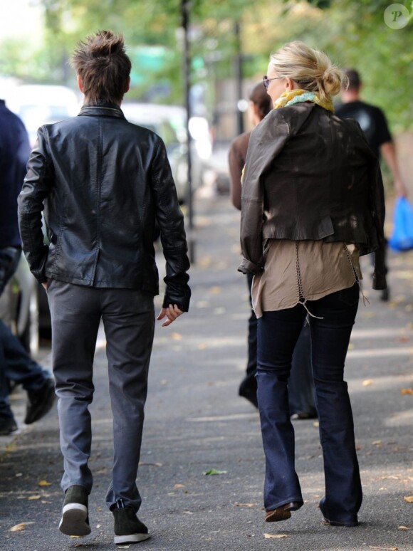 Kate Hudson et son chéri Matthew Bellamy à Londres le 15 septembre 2011