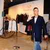 Robbie Williams présente sa collection de vêtements, Farrell, le 15 septembre 2011