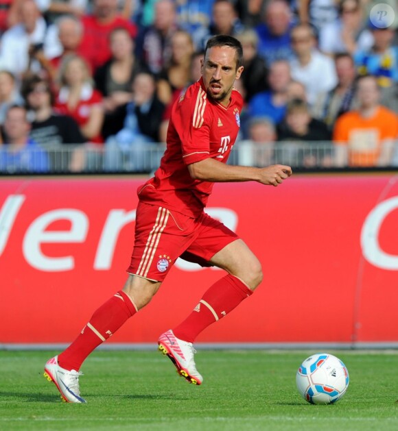 Franck Ribéry le 14 juillet 2011 en Allemagne