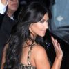 C'est une superbe Kim Kardashian qui a été aperçue à New York, sublimée par une robe léopard de sa propre ligne de vêtements, Kardashian Kollection. Le 18 septembre 2011.  