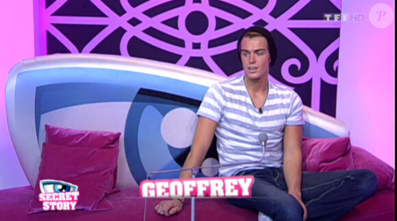 Geoffrey dans Secret Story 5, mardi 20 septembre 2011 sur TF1