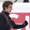 Brian Joubert lors des championnats du Monde de Turin en Italie le 24 mars 2010