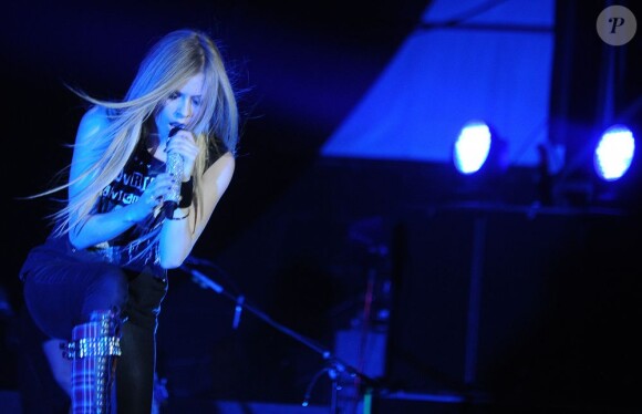 Avril Lavigne en concert à Moscou le 4 septembre 2011