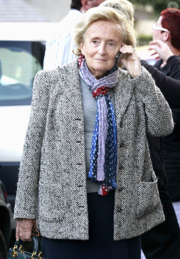 Bernadette Chirac lors de sa victoire au premier tour des élections cantonales de Corrèze. 25 septembre 2011