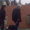 Dominique Strauss-Kahn et Anne Sinclair arrivent à Marrakech, le 22 septembre 2011. Il n'y a aucun comité d'accueil !