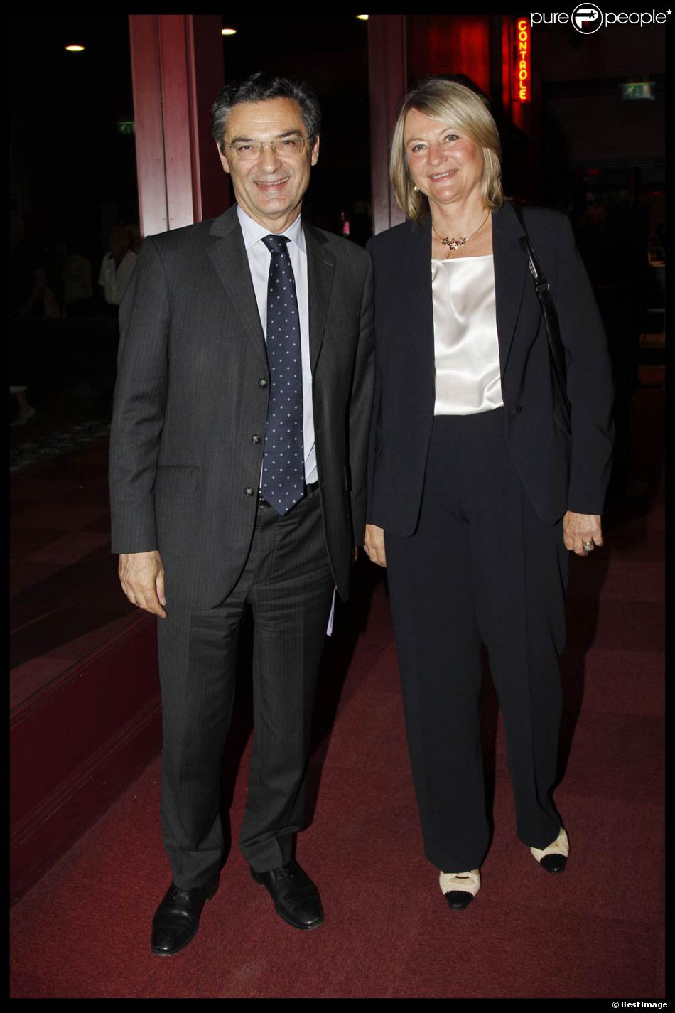 Patrick Devedjian et sa femme Sophie au concert d'Aznavour ...