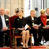 A l'église d'Uppsala pour l'ouverture du synode général le 27 septembre 2011.
Enceinte, la princesse Victoria de  Suède ne faiblit pas et étend sa garde-robe au gré de ses apparitions  publiques.