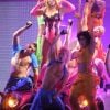 Britney Spears présente son Femme Fatale Tour à St-Petersbourg (Russie), en septembre 2011.