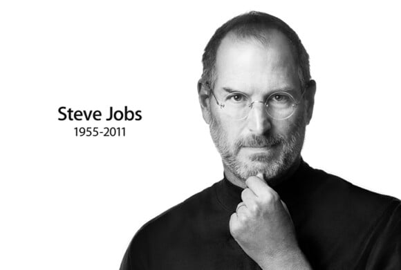 Page d'accueil du site d'Apple en hommage à Steve Jobs