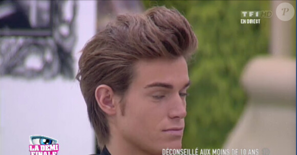 Geoffrey dans Secret Story 5, lors de l'hebdo du vendredi 7 octobre 2011 sur TF1