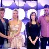 Les quatre nominés dans le sas dans Secret Story 5, lors de l'hebdo du vendredi 7 octobre 2011 sur TF1