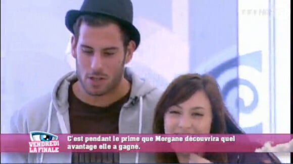 Morgane et Zelko dans Secret Story 5, vendredi 7 octobre 2011 sur TF1