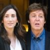 Paul McCartney et Nancy Shevell à Paris, le 3 octobre 2011.