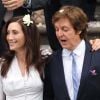 Paul McCartney et Nancy Shevell se sont dit oui à la mairie de Westminster, à Marylebone, le 9 octobre 2011.