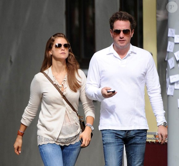 La princesse Madeleine de Suède et son boyfriend Chris O'Neill en promenade à la cool dans l'Upper East Side, à New York, le 27 septembre 2011.