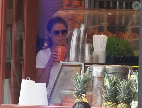 La princesse Madeleine de Suède et son boyfriend Chris O'Neill en promenade à la cool dans l'Upper East Side, à New York, le 27 septembre 2011.