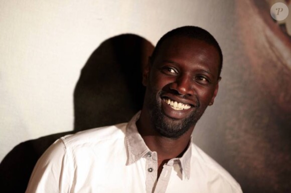 Omar Sy lors de l'avant-première à Paris du film Intouchables le 18 octobre 2011