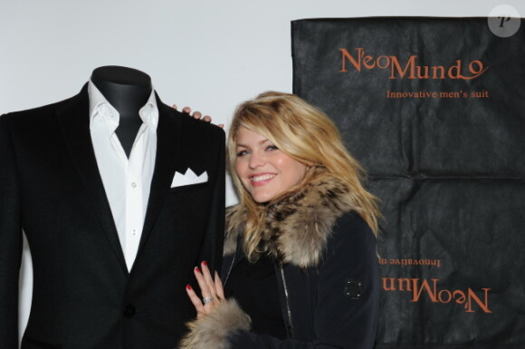 Celyne Durand lors de l'inauguration de la boutique pour homme NeoMundo, à Paris, le 18 octobre 2011