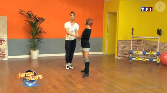 Baptiste Giabiconi et Fauve s'entraînent pour le prime de Danse avec les stars, samedi 22 octobre sur TF1