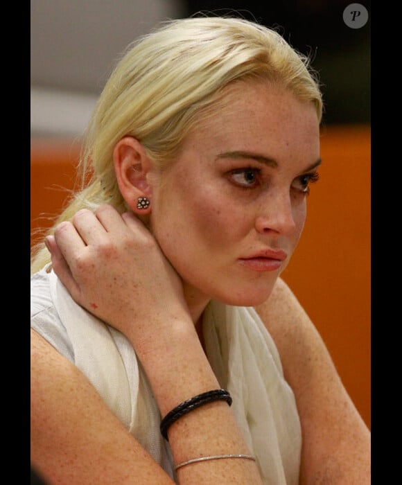 Lindsay Lohan lors de son audience du 19 octobre 2011 devant la Cour supérieure de Los Angeles