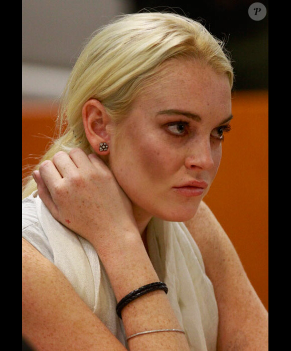 Lindsay Lohan lors de son audience du 19 octobre 2011 devant la Cour supérieure de Los Angeles