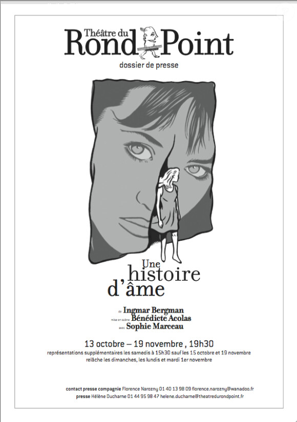 Une Histoire d'âme, d'Ingmar Bergman, avec Sophie Marceau. Adaptation de Bénédicte Acolas.