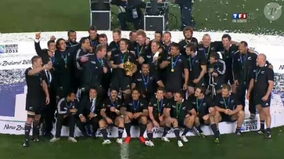 Les All Blacks ont remporté la Coupe du monde de rugby le dimanche 23 octobre 2011 à Auckland