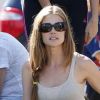 Denise Richards est venue applaudir sa fille aînée Sam lors d'un match de football avec sa petite soeur Lola le 22 octobre 2011