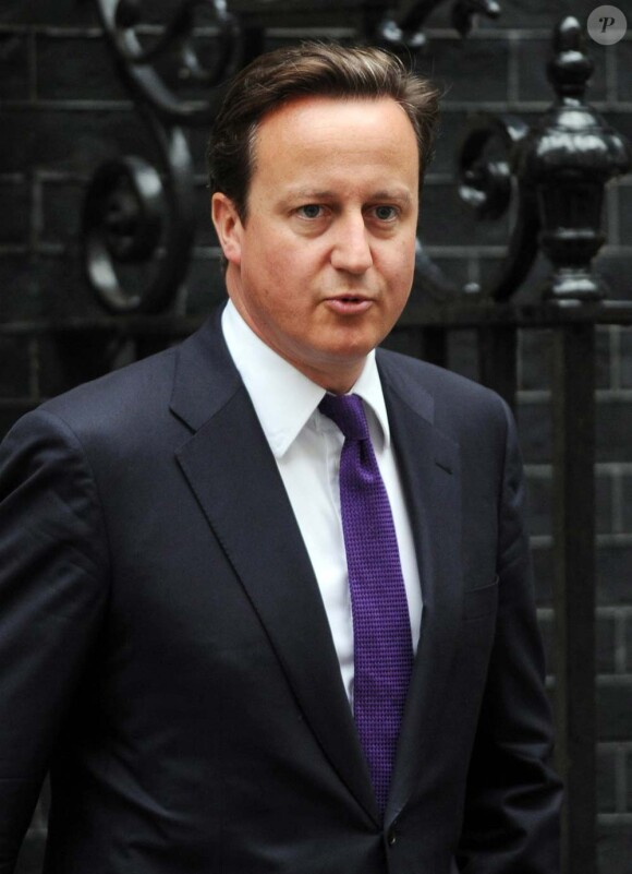 David Cameron à Londres, le 11 août 2011.