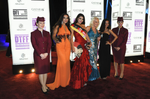 Miss Allemagne ors de la présentation du film Or Noir au festival du film de Tribeca à Doha le 25 octobre 2011