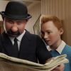 Le héros et Dupont et Dupond dans Les aventures de Tintin : Le secret de la Licorne