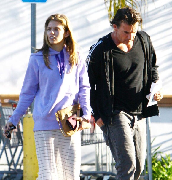 AnnaLynne McCord et Dominic Purcell, à Los Angeles, le 7 octobre 2011.