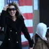 Radieuse dans son rôle de maman, SJP se promène avec son fils James dans les rues de New York. Le 28 octobre 2011.