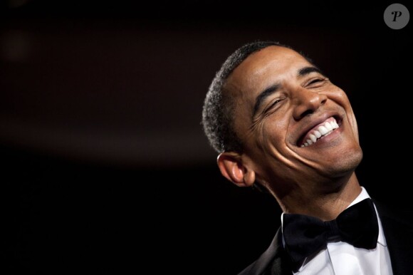 Barack Obama lors d'un gala à Washington. Le 29 octobre 2011
