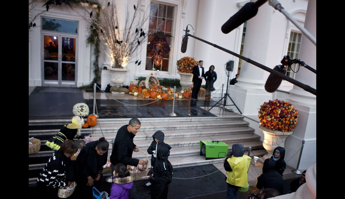 Photo : Barack et Michelle Obama ont célébré Halloween à la Maison ...