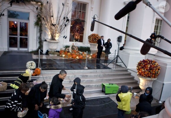 Barack et Michelle Obama ont célébré Halloween à la Maison Blanche. Le 29 octobre 2011